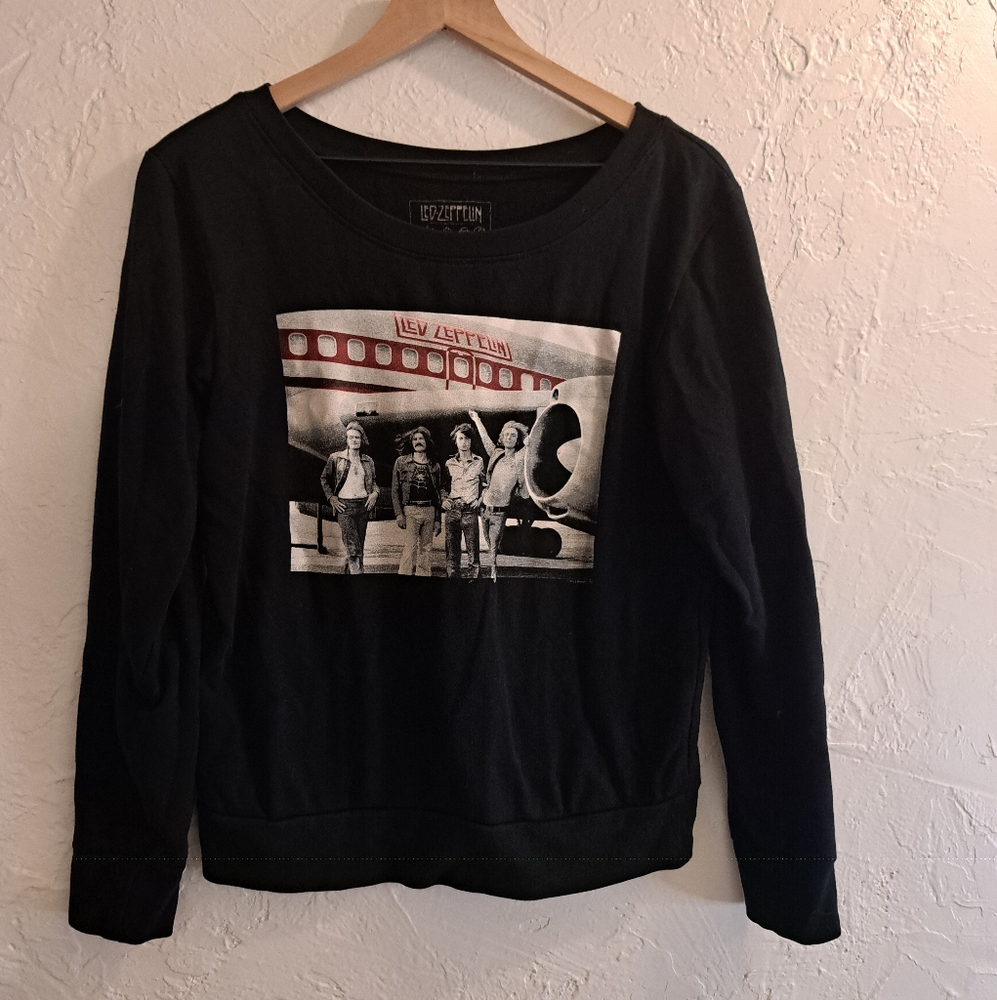 Led Zeppelin Black Crew Neck